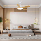 Ceiling Fan Light Dimmable LED & Remote Quiet Operation