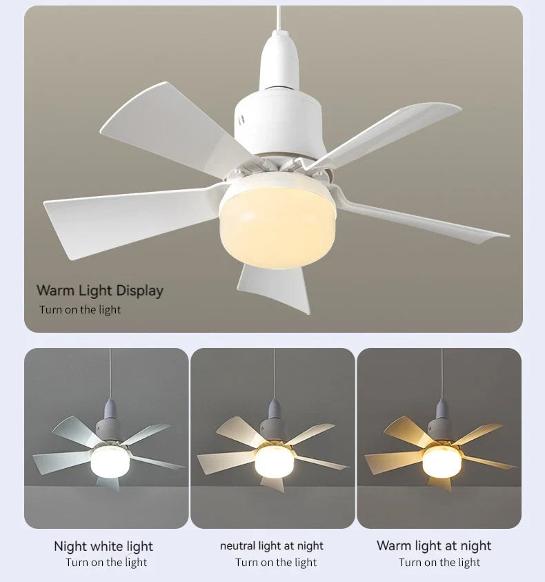 Ceiling Fan Light Dimmable LED Warm-to-Cool Remote Control