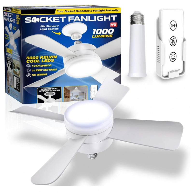 Ceiling Fan Light LED Dimmable & Remote Control