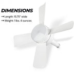 Ceiling Fan Light LED Dimmable & Remote Control