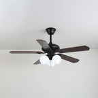 Ceiling Fan Light Remote Control 6-Speed Wood Blades