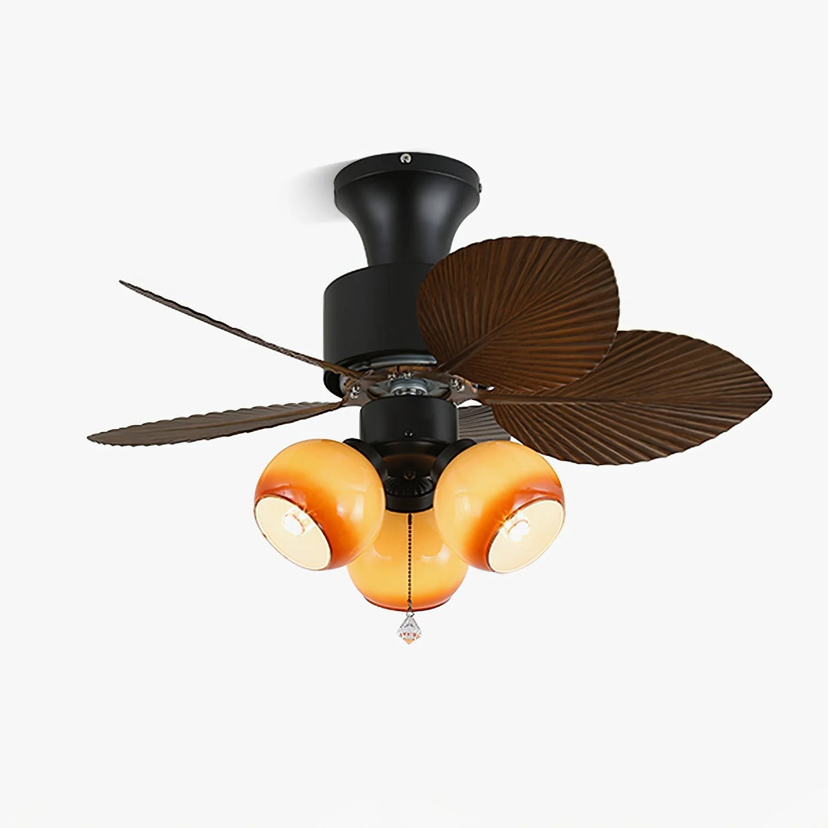 Ceiling Fan Light Remote Control 6 Speeds Tropical Shade