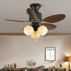 Ceiling Fan Light Remote Control 6 Speeds Tropical Shade