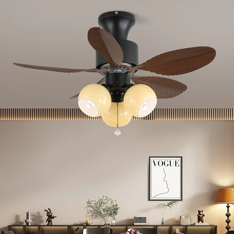Ceiling Fan Light Remote Control 6 Speeds Tropical Shade
