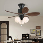 Ceiling Fan Light Remote Control 6 Speeds Tropical Shade