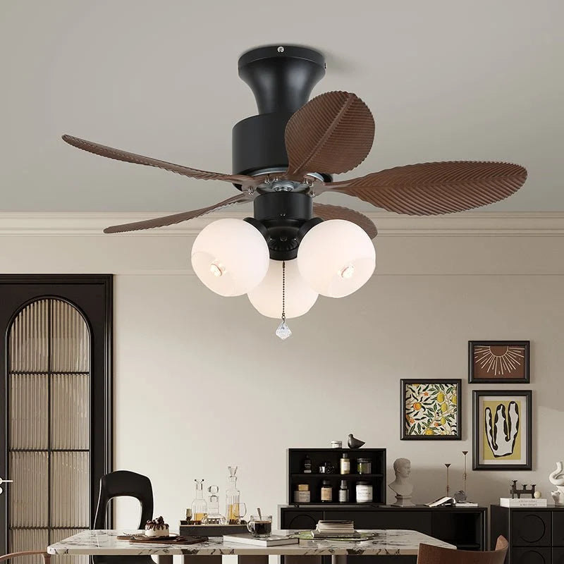 Ceiling Fan Light Remote Control 6 Speeds Tropical Shade