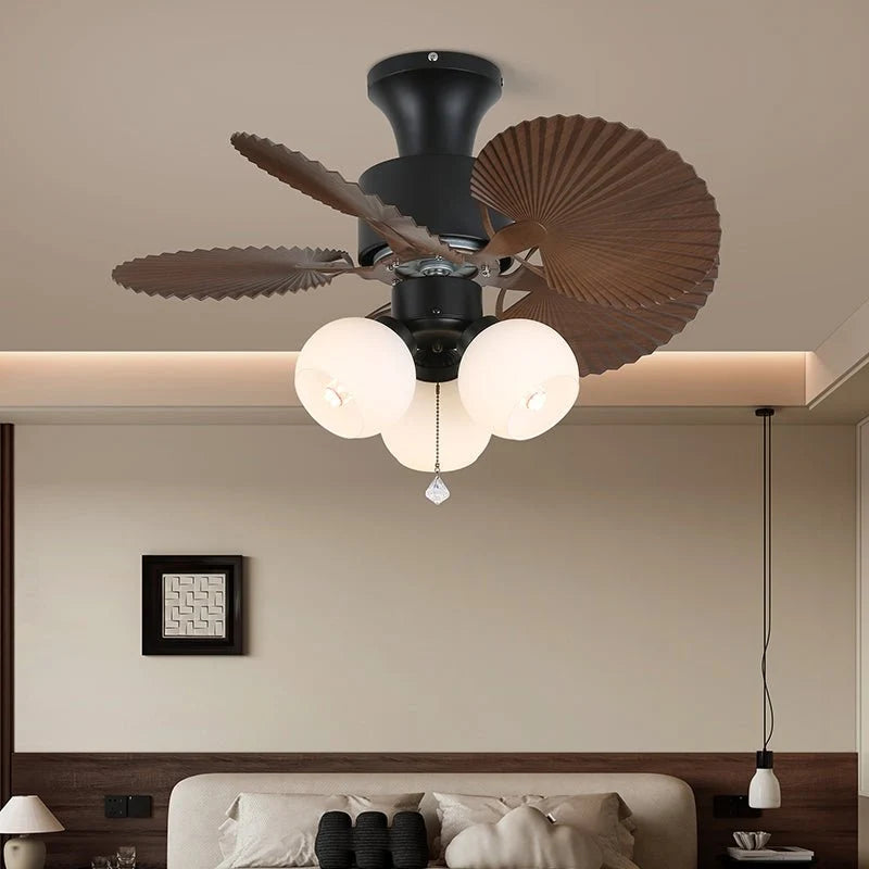 Ceiling Fan Light Remote Control 6 Speeds Tropical Shade