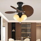 Ceiling Fan Light Remote Control 6 Speeds Tropical Shade
