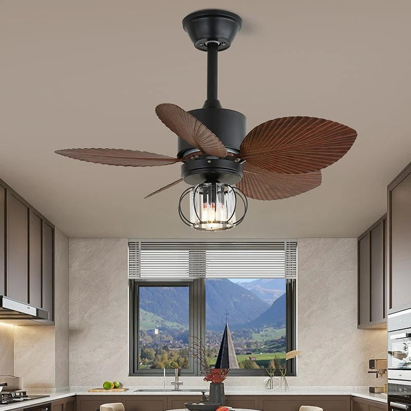 Ceiling Fan Light Remote Control Six Speeds Energy Efficient