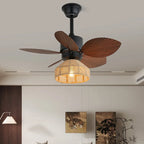 Ceiling Fan Light Remote Control Six Speeds Energy Efficient