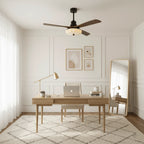 Ceiling Fan Lotus Cotton Shade Quiet DC Motor