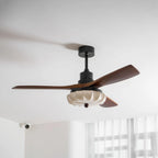 Ceiling Fan Lotus Cotton Shade Quiet DC Motor