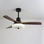 Ceiling Fan Lotus Cotton Shade Quiet DC Motor