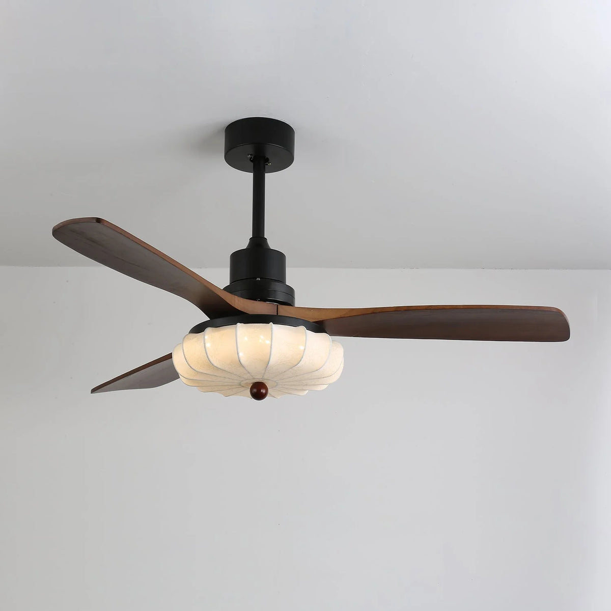 Ceiling Fan Lotus Cotton Shade Quiet DC Motor