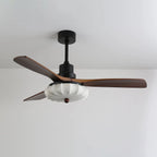 Ceiling Fan Lotus Cotton Shade Quiet DC Motor