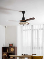 Ceiling Fan Lotus Cotton Shade Quiet DC Motor