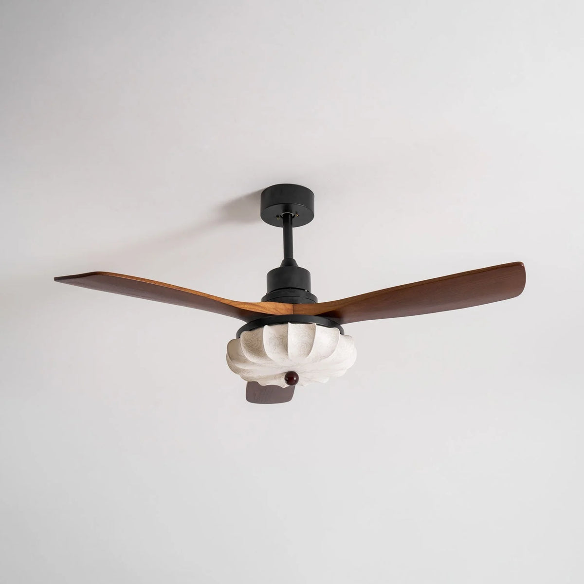 Ceiling Fan Lotus Cotton Shade Quiet DC Motor