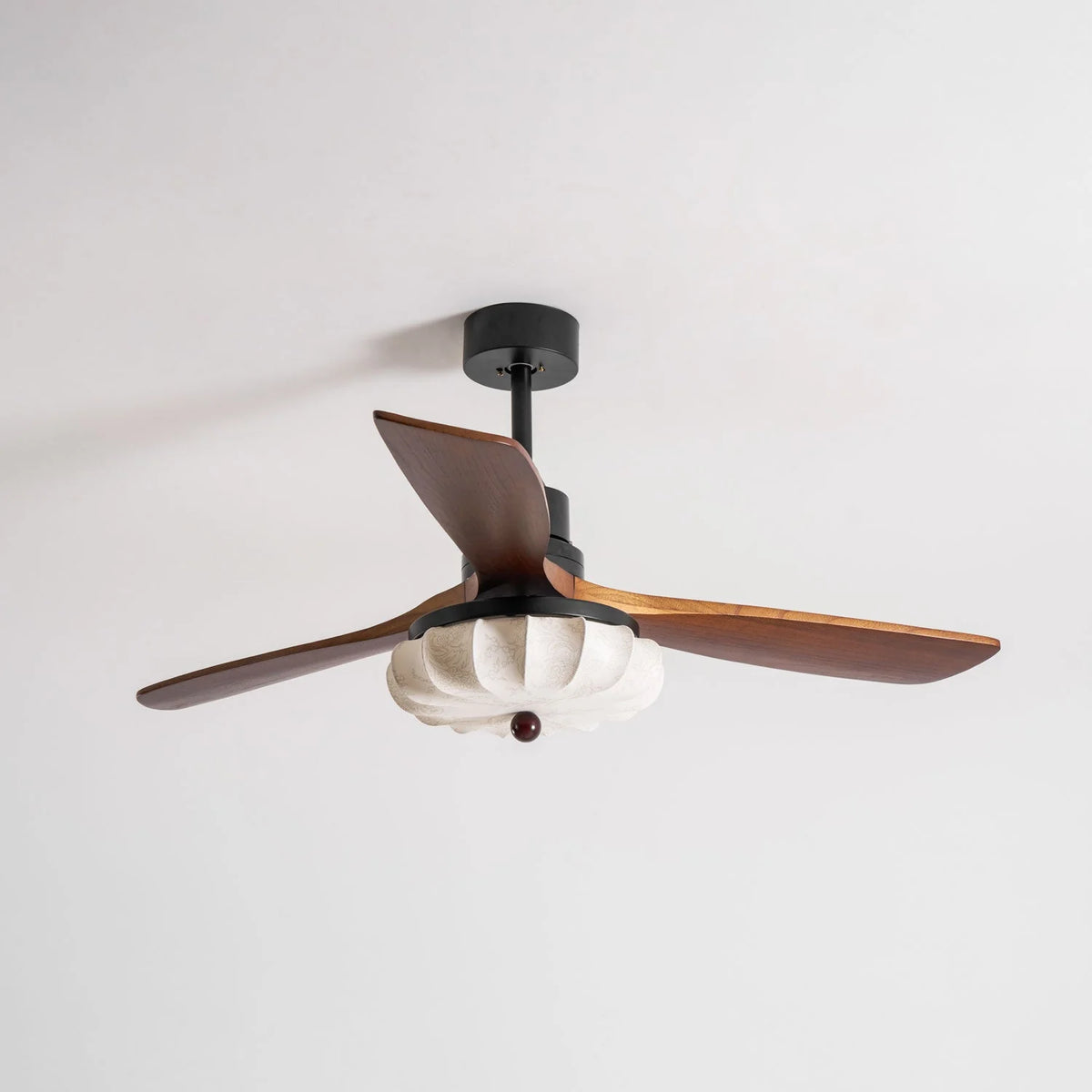 Ceiling Fan Lotus Cotton Shade Quiet DC Motor
