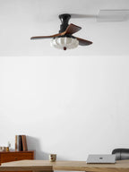 Ceiling Fan Lotus Cotton Shade Quiet DC Motor