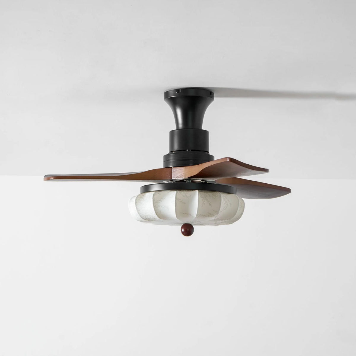 Ceiling Fan Lotus Cotton Shade Quiet DC Motor