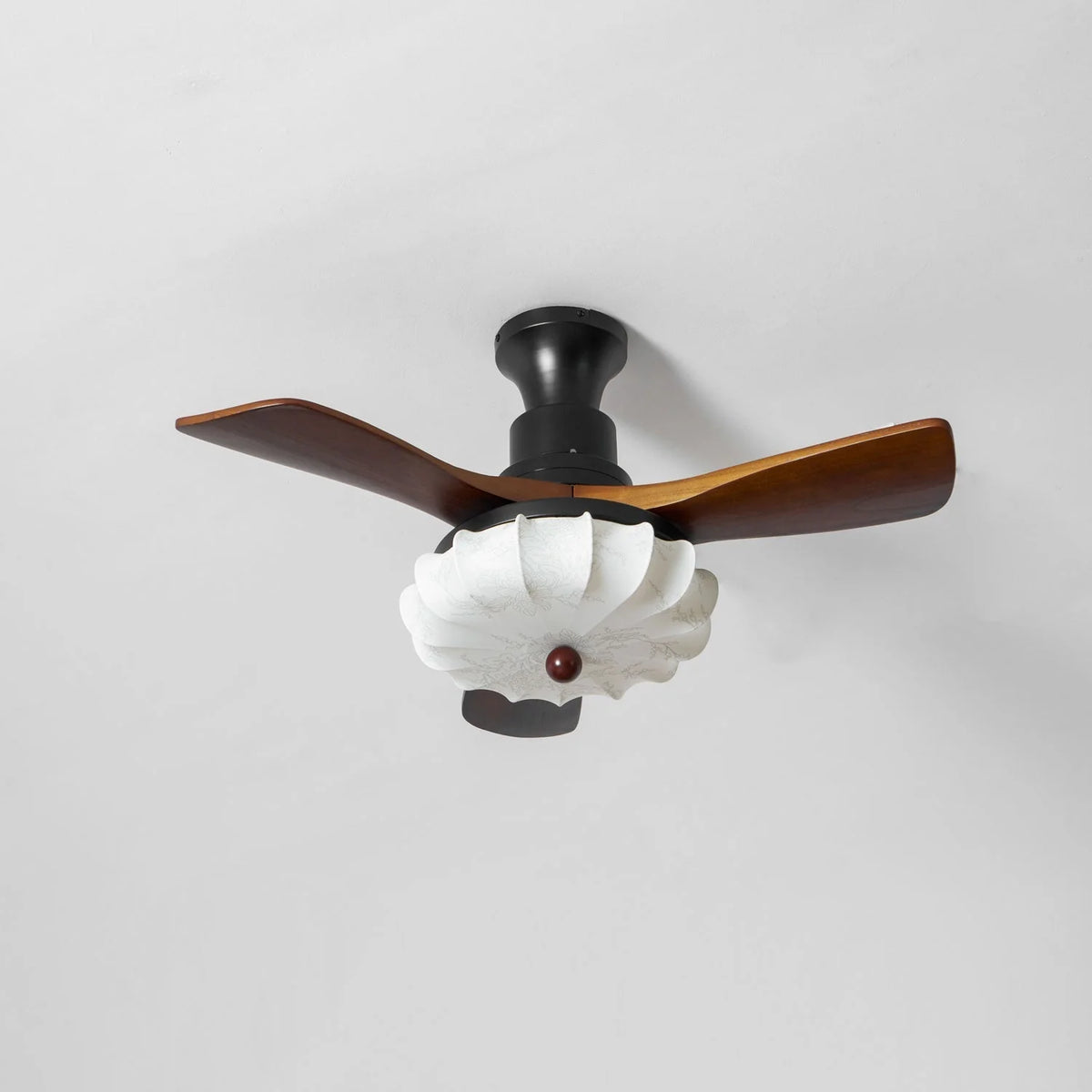 Ceiling Fan Lotus Cotton Shade Quiet DC Motor