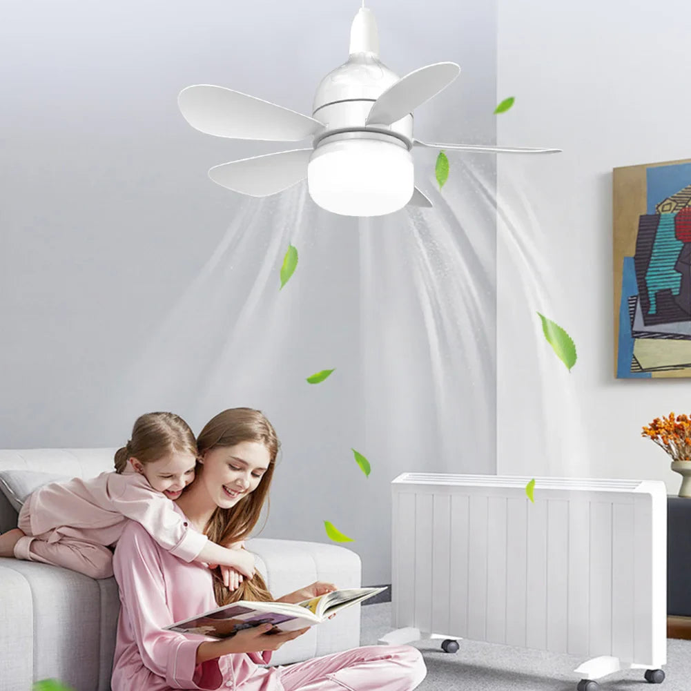 Ceiling Fan Low-Profile LED Light & Remote Control