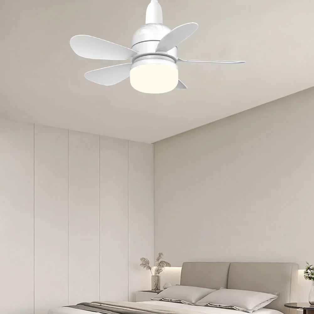 Ceiling Fan Low-Profile LED Light & Remote Control