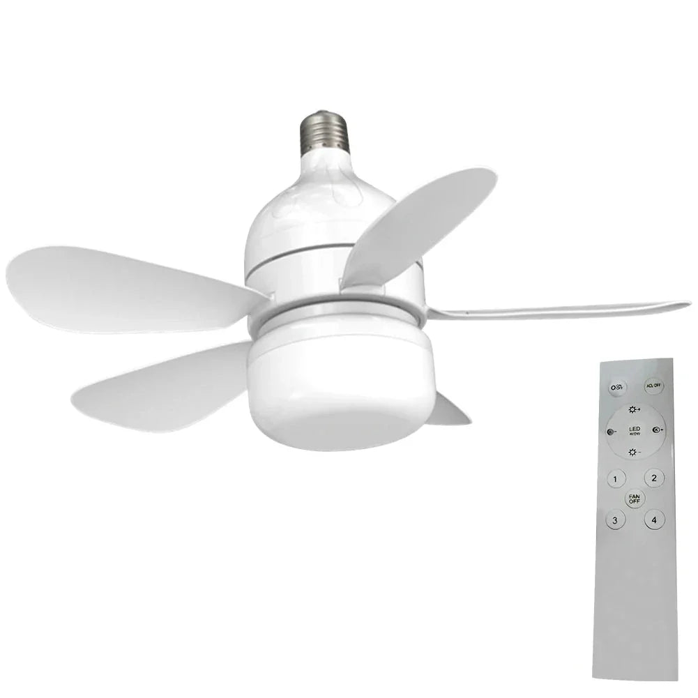 Ceiling Fan Low-Profile LED Light & Remote Control