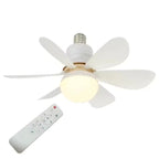 Ceiling Fan Low-Profile LED Light & Remote Control