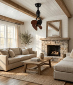 Ceiling Fan Quiet 35W 6-Speed Swivel Light