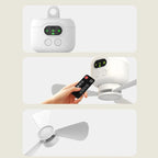 Ceiling Fan Rechargeable 8000 mAh Quiet LED Light