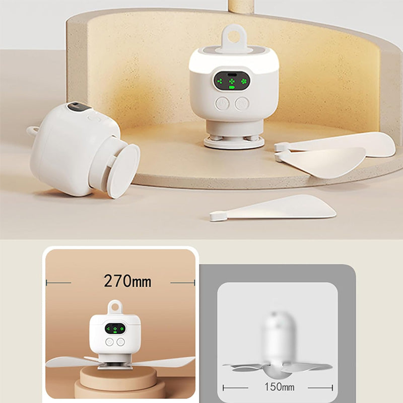 Ceiling Fan Rechargeable LED Light & Remote Control