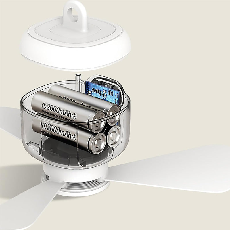 Ceiling Fan Rechargeable LED Light & Remote Control