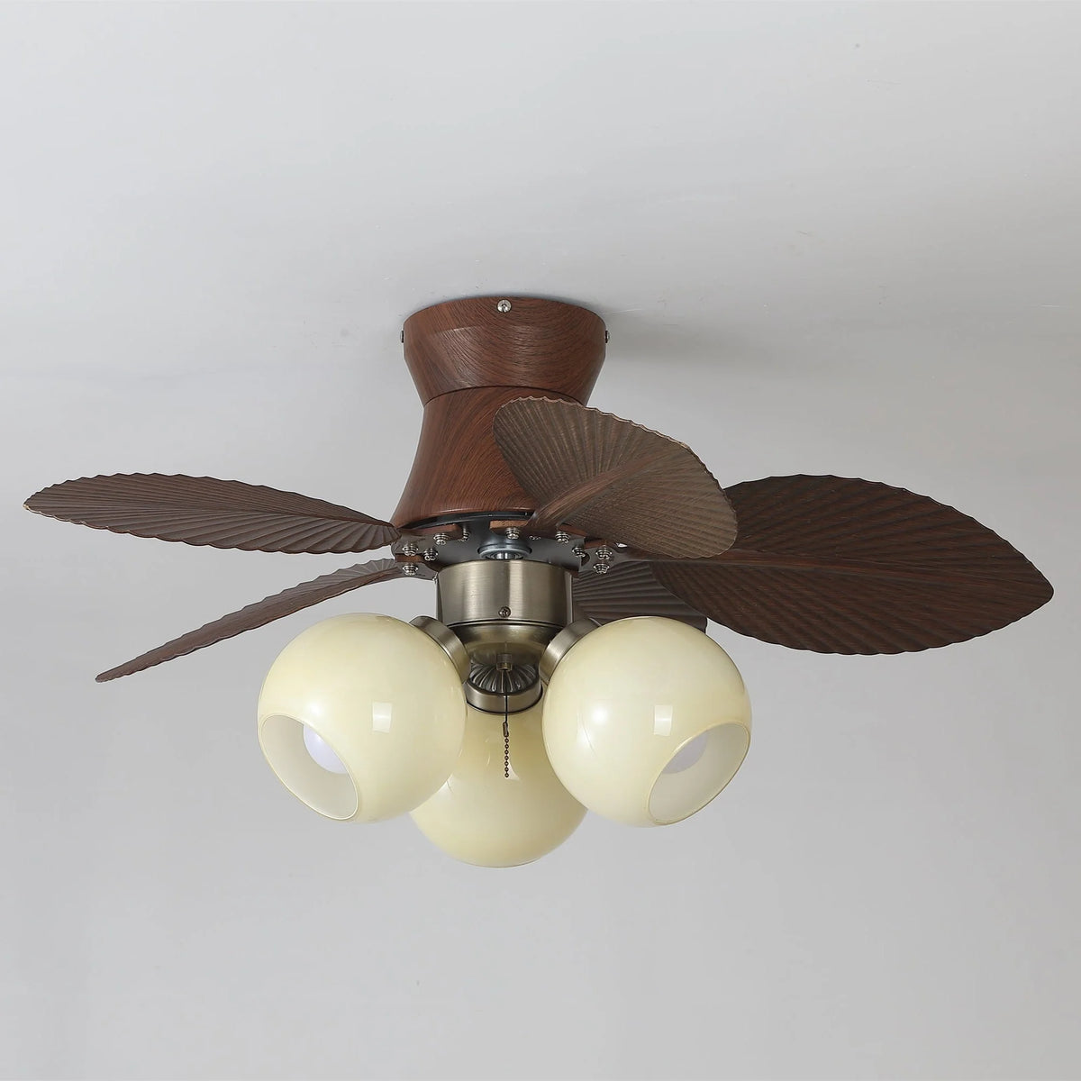 Ceiling Fan Remote Control & Dimmable Beige Light 6-Speed
