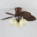 Ceiling Fan Remote Control & Dimmable Beige Light 6-Speed