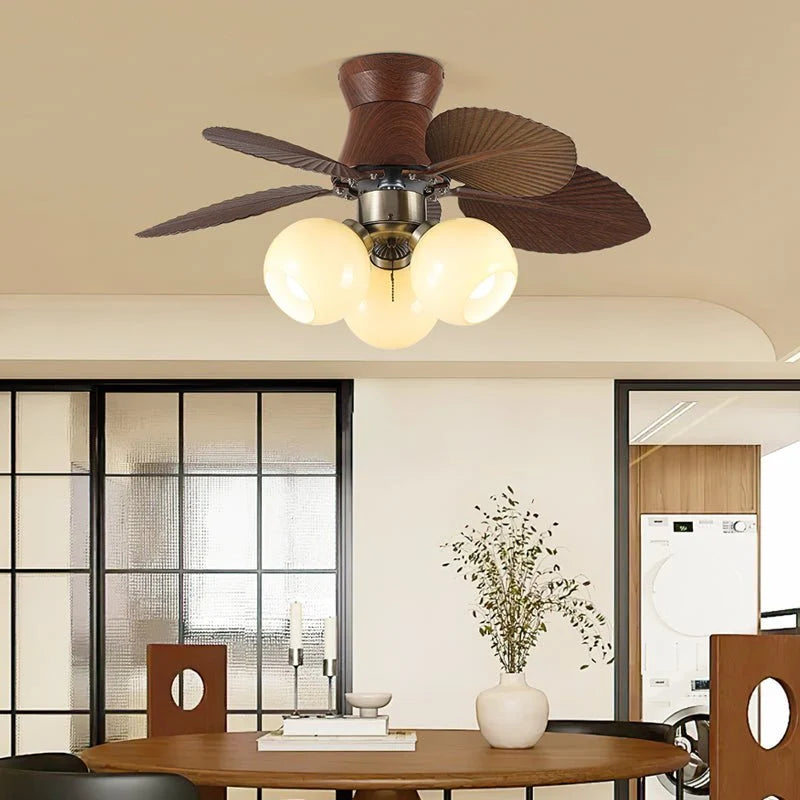 Ceiling Fan Remote Control & Dimmable Beige Light 6-Speed