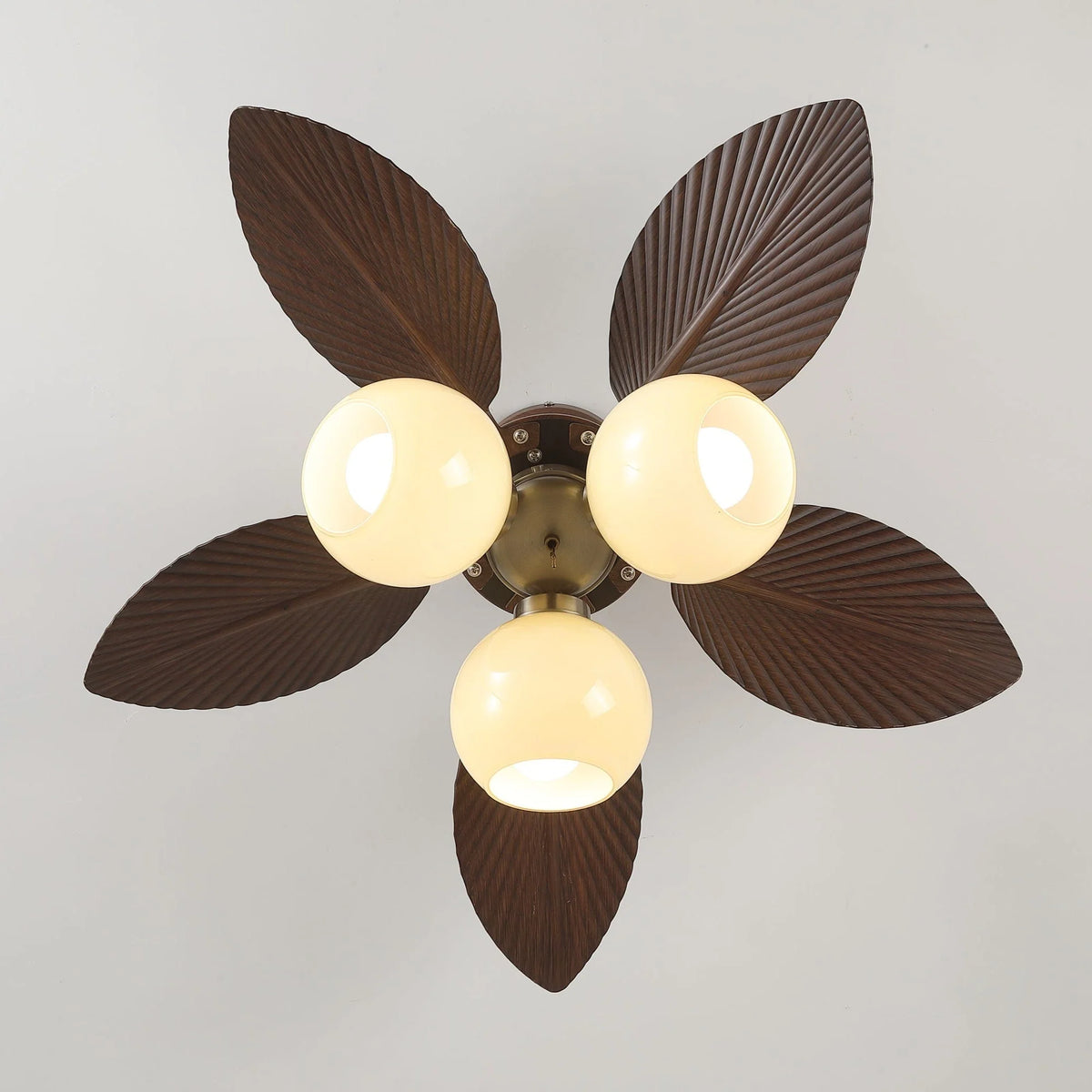 Ceiling Fan Remote Control & Dimmable Beige Light 6-Speed