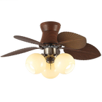 Ceiling Fan Remote Control & Dimmable Beige Light 6-Speed