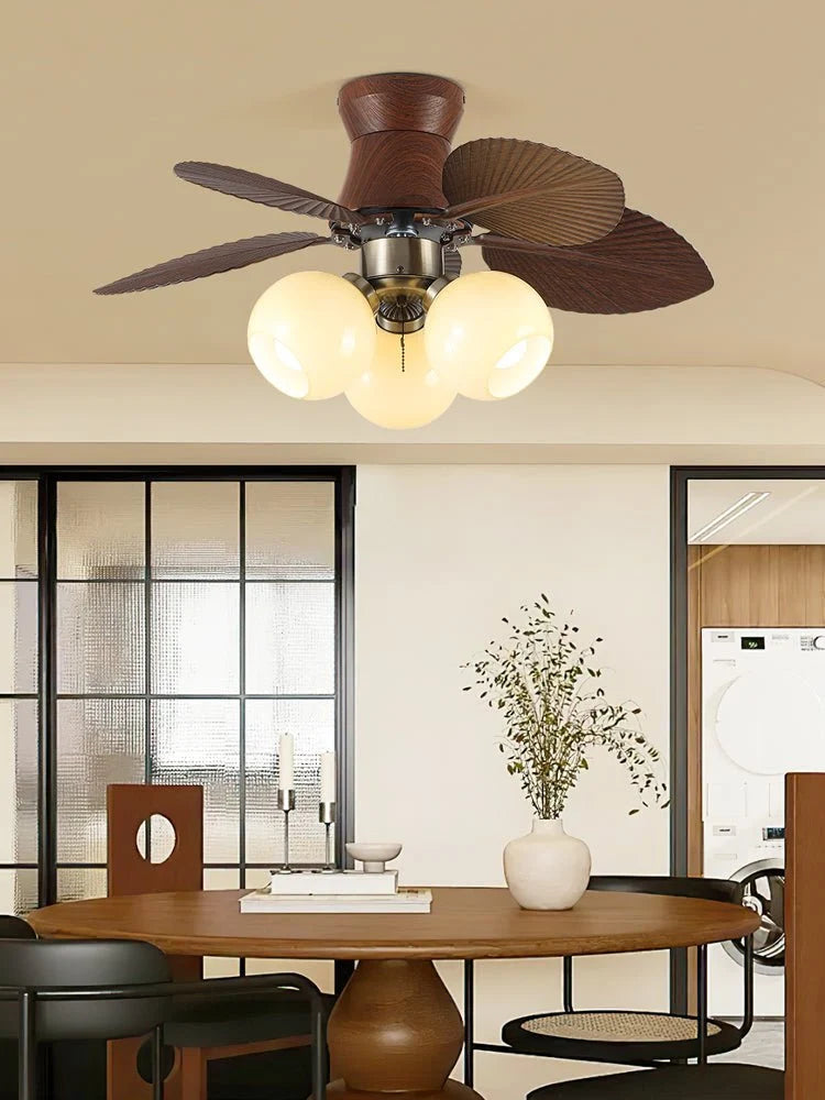Ceiling Fan Remote Control & Dimmable Beige Light 6-Speed
