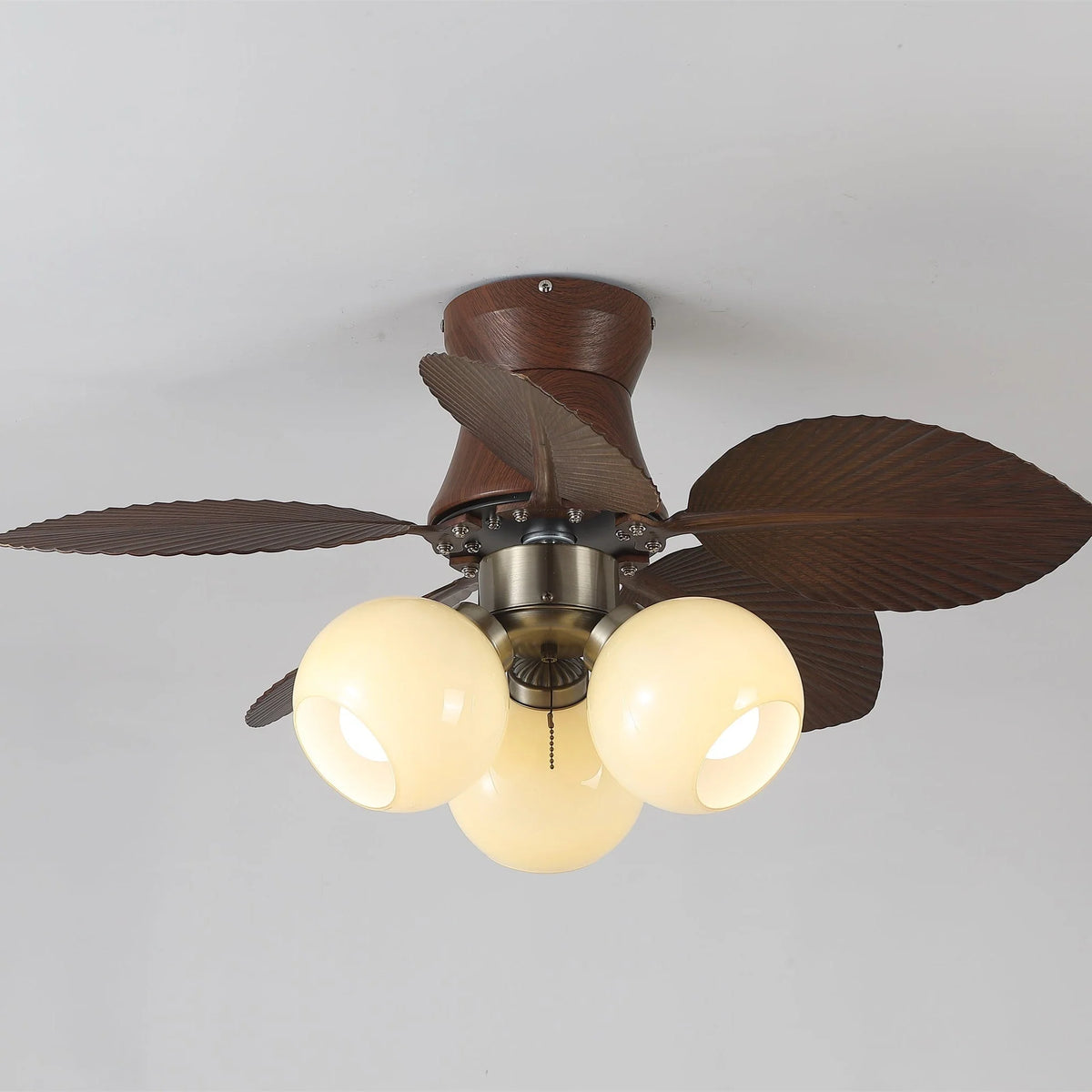 Ceiling Fan Remote Control & Dimmable Beige Light 6-Speed