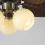 Ceiling Fan Remote Control & Dimmable Beige Light 6-Speed