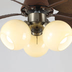 Ceiling Fan Remote Control & Dimmable Beige Light 6-Speed