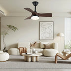 Ceiling Fan Remote Control & Six Speeds Integrated LED