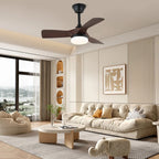 Ceiling Fan Remote Control & Six Speeds Integrated LED