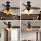 Ceiling Fan Remote Control & Whisper-Quiet Motor