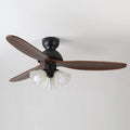 Ceiling Fan Scandinavian Wooden Blades Integrated LED