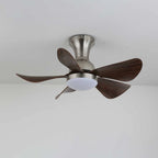 Ceiling Fan Silent DC Motor Remote Control 18W LED