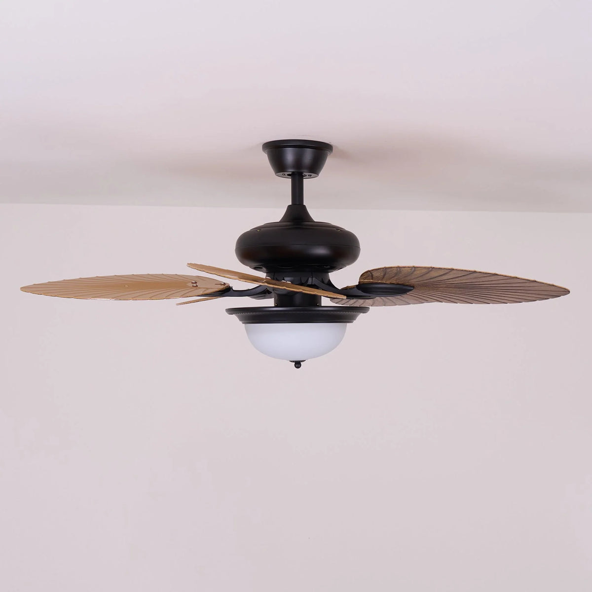 Ceiling Fan Six-Speed Remote Control Wood Grain Blades