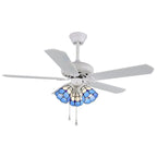 Ceiling Fan Six-Speed With Light & Remote