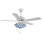 Ceiling Fan Six-Speed With Light & Remote